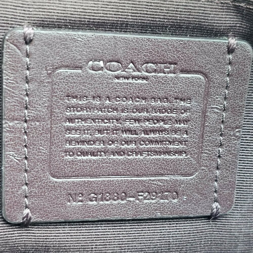 Coach F29170 Mini Sierra Satchel Metallic Purple Leather - Picture 11 of 11